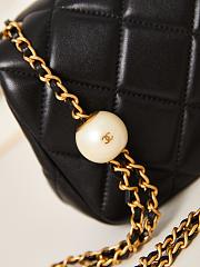 Bagsaaa Chanel Small Flap Bag AS4861 Black - 13 × 20.5 × 6.5 cm - 5