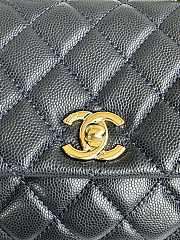 Bagsaaa Chanel Coco Flap Bag With Top Handle A92990 Black - 14 × 24 × 10 cm - 4