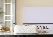 Bagsaaa Chanel Mini Flap Bag With Top Handle AS4847 White - 12 × 19 × 6 cm - 3