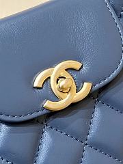 Bagsaaa Chanel Kelly Mini Shopping Bag Blue - 19x13x7 cm - 5