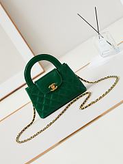 Bagsaaa Chanel Kelly Mini Shopping Bag Green - 19x13x7 cm - 1