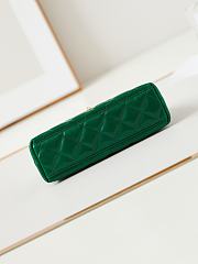 Bagsaaa Chanel Kelly Mini Shopping Bag Green - 19x13x7 cm - 3