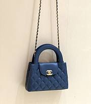 Bagsaaa Chanel Kelly Mini Shopping Bag Blue - 19x13x7 cm - 1