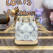 Bagsaaa Louis Vuitton M83453 Nano Noé Multicolor White - 13 x 16 x 10 cm - 3