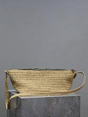 Bagsaaa YSL Le Rafia Crossbody Bag 667490 Naturel - 23/26 X 14 X 14.5 CM - 4