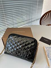 Bagsaaa YSL Gaby Zipped Pouch In Quilted Patent 733667 Black - 18 X 13 X 3,5 CM - 4