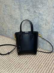 Bagsaaa YSL Mini Toy Shopping Saint Laurent In Box Leather 773995 Black - 18 X 17 X 8 CM - 1