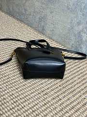 Bagsaaa YSL Mini Toy Shopping Saint Laurent In Box Leather 773995 Black - 18 X 17 X 8 CM - 3