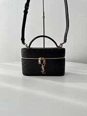 Bagsaaa YSL Gaby Vanity Bag In Lambskin 766731 Black - 18 X 11 X 6.5 CM - 3