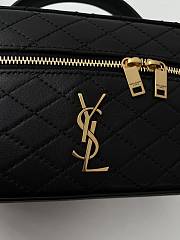 Bagsaaa YSL Gaby Vanity Bag In Lambskin 766731 Black - 18 X 11 X 6.5 CM - 2