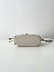 Bagsaaa YSL Gaby Vanity Bag In Lambskin 766731 Cream - 18 X 11 X 6.5 CM - 5