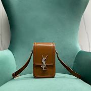 Bagsaaa YSL Solferino Mini Bag In Smooth Leather 753963 Brown - 18 X 11 X 5 CM - 1