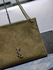 Bagsaaa YSL Niki Medium Shopping In Suede 577999 Green - 33 X 27 X 11.5 CM - 4