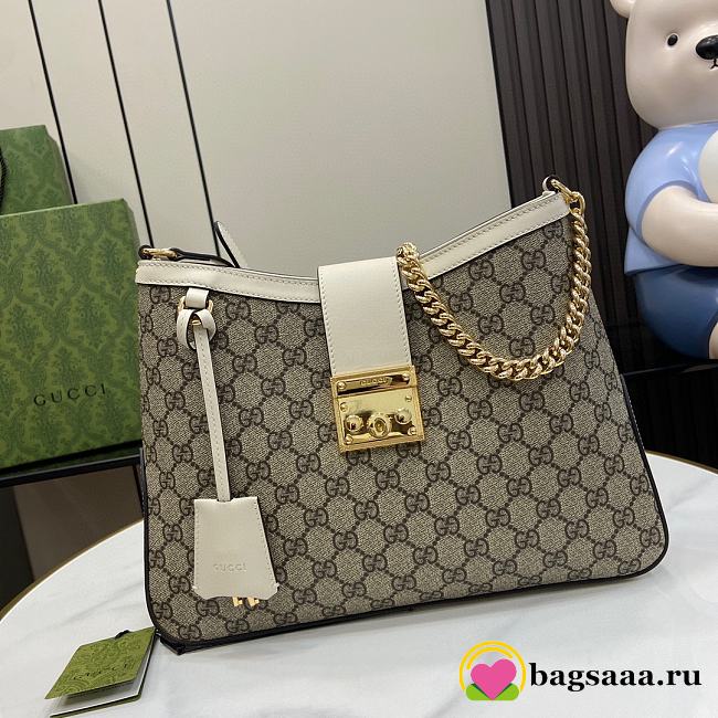 Bagsaaa Gucci Padlock GG Medium Shoulder Bag 795113 White - 32.5 x 24 x 5.5 cm - 1