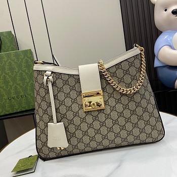 Bagsaaa Gucci Padlock GG Medium Shoulder Bag 795113 White - 32.5 x 24 x 5.5 cm