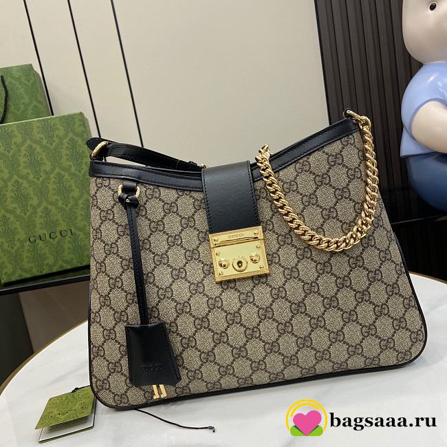 Bagsaaa Gucci Padlock GG Medium Shoulder Bag 795113 Black - 32.5 x 24 x 5.5 cm - 1