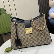 Bagsaaa Gucci Padlock GG Medium Shoulder Bag 795113 Black - 32.5 x 24 x 5.5 cm - 1