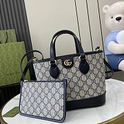 Bagsaaa Gucci Ophidia Mini Tote Bag 811716 Dark Blue - 22x18x10 cm - 1