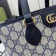 Bagsaaa Gucci Ophidia Mini Tote Bag 811716 Dark Blue - 22x18x10 cm - 3