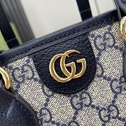 Bagsaaa Gucci Ophidia Mini Tote Bag 811716 Dark Blue - 22x18x10 cm - 2