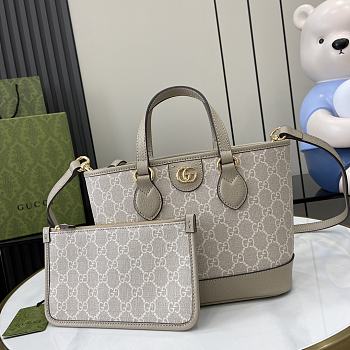 Bagsaaa Gucci Ophidia Mini Tote Bag 811716 Beige - 22x18x10 cm