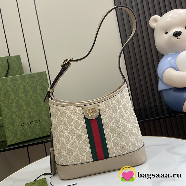 Bagsaaa Gucci Ophidia GG Small Shoulder Bag 781402 Beige - 23 x 21 x 12 cm - 1