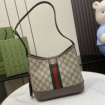 Bagsaaa Gucci Ophidia GG Small Shoulder Bag 781402 Brown - 23 x 21 x 12 cm