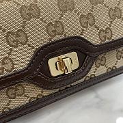 Bagsaaa Gucci Luce Mini Shoulder Bag 790038 Brown - 20x10x4 cm - 5