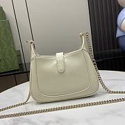 Bagsaaa Gucci Jackie Notte Mini Bag 782889 Ivory Patent - 19.5 x 18 x 3.5cm - 4