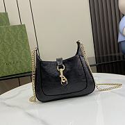 Bagsaaa Gucci Jackie Notte Mini Bag 782889 Black Patent - 19.5 x 18 x 3.5cm - 1