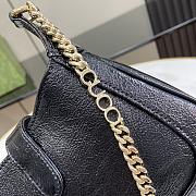 Bagsaaa Gucci Jackie Notte Mini Bag 782889 Black Patent - 19.5 x 18 x 3.5cm - 2