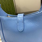 Bagsaaa Gucci Jackie Notte Mini Bag 782889 Blue Patent - 19.5 x 18 x 3.5cm - 3