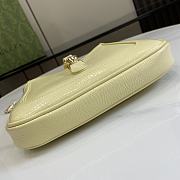 Bagsaaa Gucci Jackie Notte Mini Bag 782889 Yellow Patent - 19.5 x 18 x 3.5cm - 5