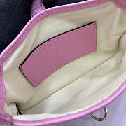 Bagsaaa Gucci Jackie Notte Mini Bag 782889 Pink Patent - 19.5 x 18 x 3.5cm - 4