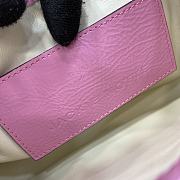 Bagsaaa Gucci Jackie Notte Mini Bag 782889 Pink Patent - 19.5 x 18 x 3.5cm - 2