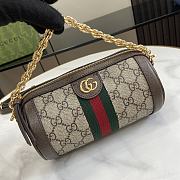 Bagsaaa Gucci Ophidia Mini Shoulder Bag 795208 Brown - 18.5 x 10 x 10 cm - 5