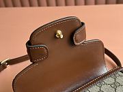 Bagsaaa Gucci Horsebit 1955 Mini Top Handle Bag 781387 Brown - 18 x 15 x 6.5 cm - 4