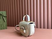 Bagsaaa Gucci Horsebit 1955 Mini Top Handle Bag 781387 White - 18 x 15 x 6.5 cm - 5