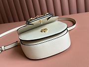 Bagsaaa Gucci Horsebit 1955 Mini Top Handle Bag 781387 White - 18 x 15 x 6.5 cm - 4