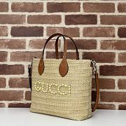 Bagsaaa Gucci Small Straw-Effect Tote ‎779671 - 26x25x11cm - 3