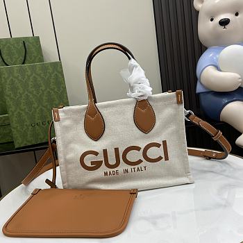 Bagsaaa Gucci Mini Tote Bag With Gucci Print 772144 - 28 x 19.5 x 12 cm