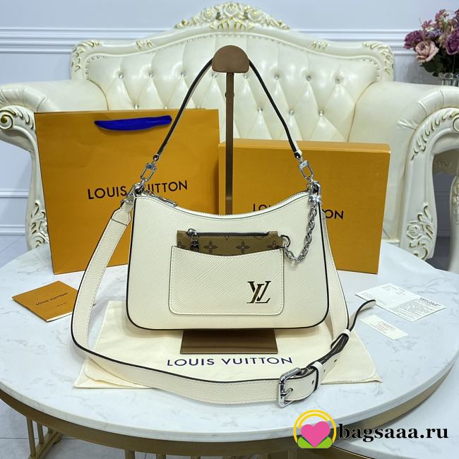 Bagsaaa Louis Vuitton M80688 Marelle Cream - 25 x 15 x 8 cm - 1