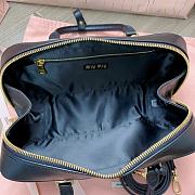 Bagsaaa Miumiu Arcadie Matelassé Nappa Leather Bag Black - 12*27*9 cm - 3