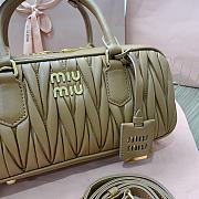 Bagsaaa Miumiu Arcadie Matelassé Nappa Leather Bag Caramel - 12*27*9 cm - 4