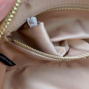 Bagsaaa Miumiu Arcadie Matelassé Nappa Leather Bag Sand Beige - 10.5*22*7.5 cm - 3