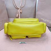 Bagsaaa Miumiu Nappa Leather Pocket Bag Yellow - 21x6x12 cm - 4