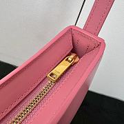 Bagsaaa Celine Medium Tilly Bag In Shiny Calfskin Pink - 22 X 13.5 X 4 CM - 2