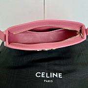 Bagsaaa Celine Medium Tilly Bag In Shiny Calfskin Pink - 22 X 13.5 X 4 CM - 5