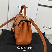 Bagsaaa Celine Mini 16 In Natural Calfskin Tan Brown - 18.5 X 15.5 X 9 CM - 5