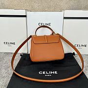 Bagsaaa Celine Mini 16 In Natural Calfskin Tan Brown - 18.5 X 15.5 X 9 CM - 3